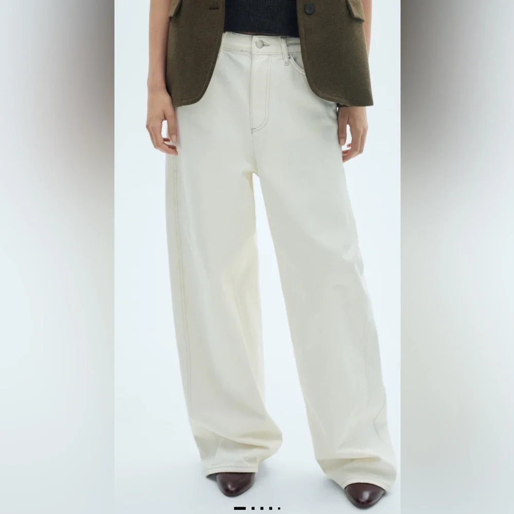 NWT Mango High Waist Balloon Jeans - Picture 1 of 10